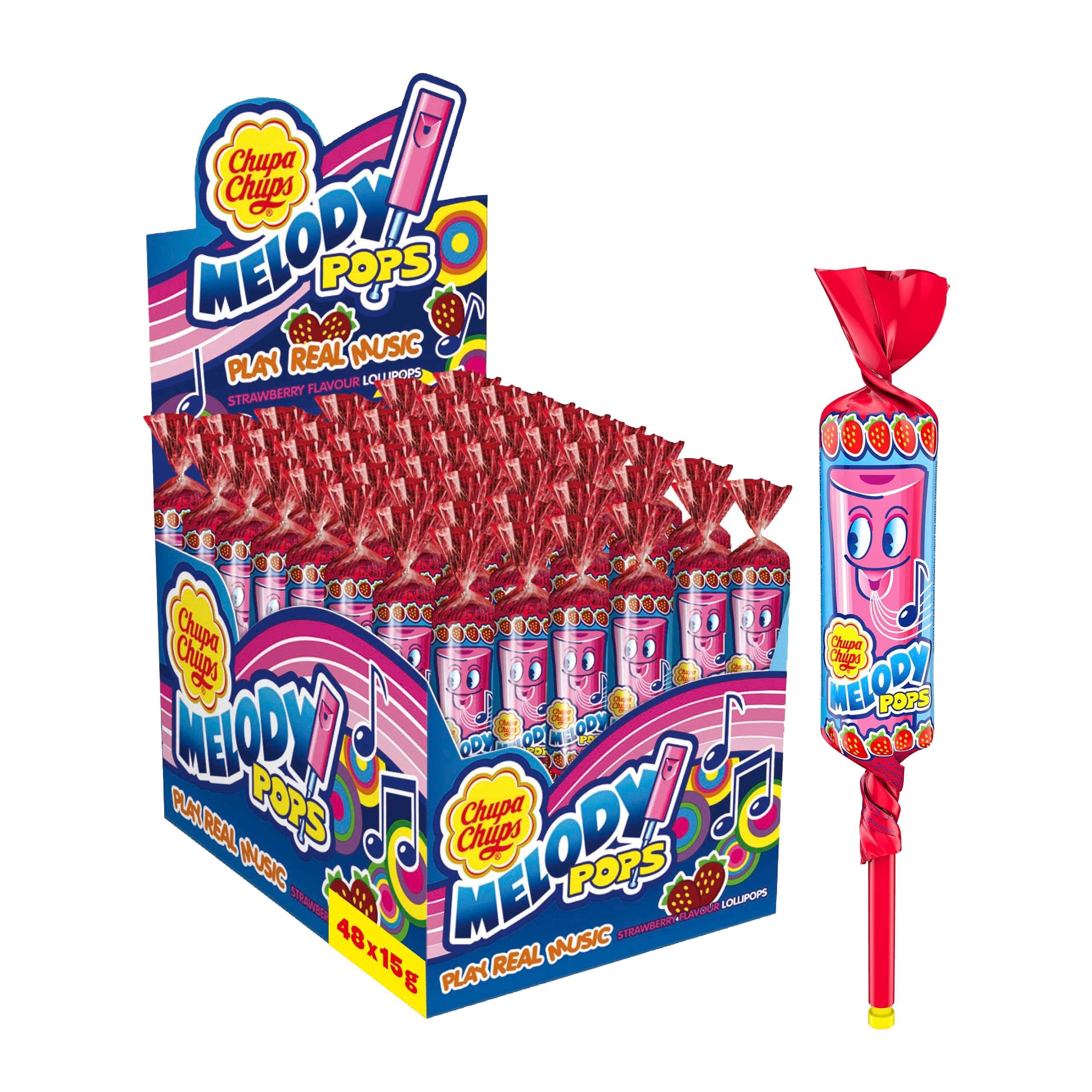 Chupa Chups Melody Pops Fragola