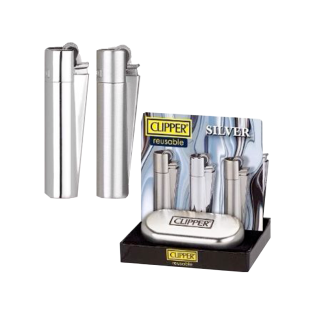 Clipper Large Metal Silver