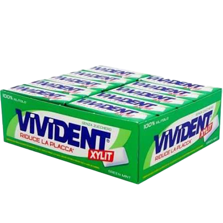 Vivident Xylit Green Mint Stick X 20pz/40pz