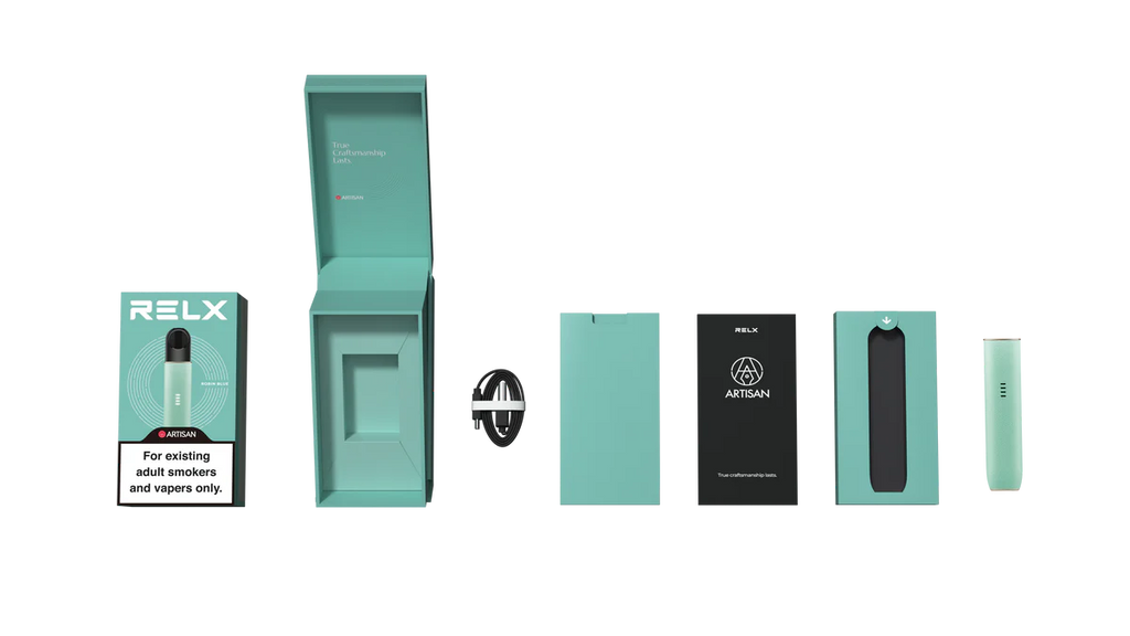 RELX Artisan Sigaretta elettronica Colore Robin Blue
