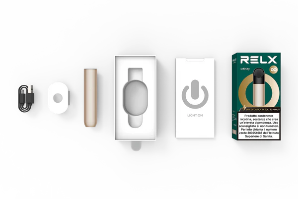 RELX Infinity Sigaretta elettronica Colore Gold