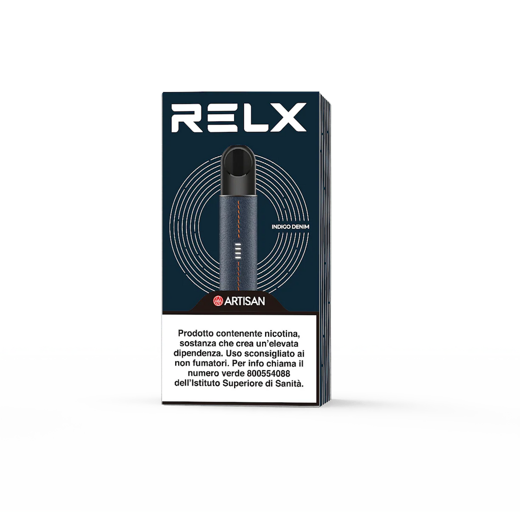 RELX Artisan Sigaretta elettronica Colore Indigo Denim